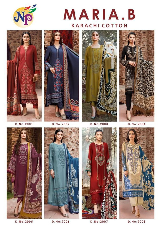 Maria B Vol 2 By Np Printed Karachi Cotton Dress Material Wholesale Shop In Surat